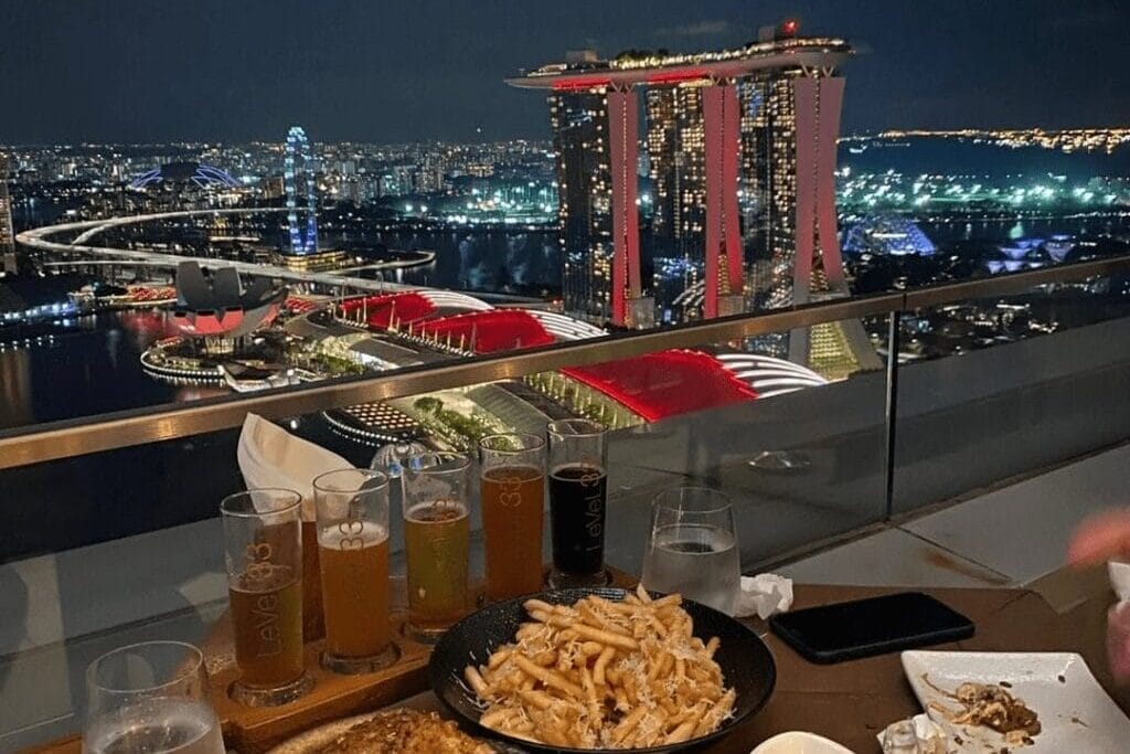 rooftop restaurant in singapore