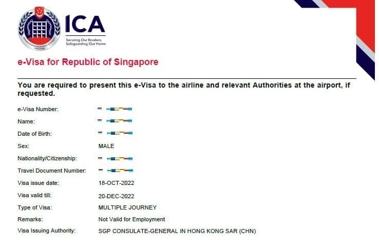 Singapore Visa Requirements
